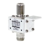 Odgromnik z DC block pasmo  125-1000 MHz złącza N-f DC 600V
