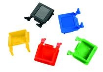 Zaślepka( klapka) ochronna gniazda modułowego RJ45, kol. pomarańczowy op.100 szt (B00001B0016W)