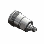 Adapter 4.3-10-f/SMA-f, DC-6 GHz  LOW PIM  