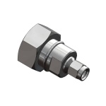 Adapter 4.3-10-m/SMA-m, DC-6 GHz  LOW PIM   