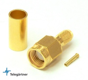 SMA RP wtyk zagniatany na RG58/LL195 (J01150R0001)
