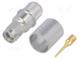 SMA wtyk zagniatany na kable typu RG8 np. Belden 7810/9913/9914 /CNT400/LMR400 (J01150A0588)
