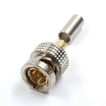 BNC 75Ω UHD 4K/12G  wtyk zagniatany na kabel 3 mm typu VDU042LP  Klotz