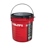 Ogniochronna powłoka uszczelniająca systemu CP 673, wiadro 12kg, Hilti