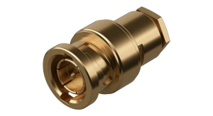 BNC 75 ohm, wtyk lutowano skręcany na kabel RG59/Belden1505 (J01002A0609)