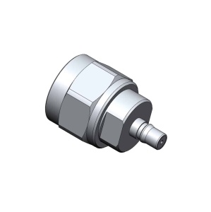 Adapter N-m/QMA-f  , DC-18 GHz