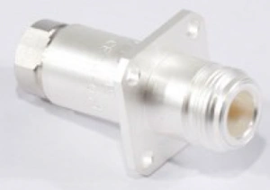 N-f(żeński) z kołnierzem, gniazdo serii CAF na kabel LCF 1/4"  Premium LOW PIM