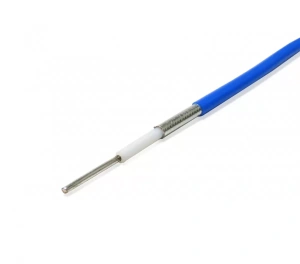 RG402-kabel koncentryczny półsztwny(semi flex .141") w izolacji  teflonowej w kolorze niebieskim