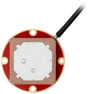 TW2926 - Antena jednopasmowa do zabudowy GPS L1/ GLONASS G1/ Galileo E1/BeiDou B1/ +kor. pasma L, SBAS, + filtr wstępny, LNA 26 dB/16 VDC , kabel ze złączem MCX-m  kąt.    Tallysman®