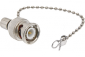 BNC 75 ohm wtyk, terminator z łańcuszkiem ,4 GHz 