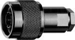 N wtyk lutowano skręcany na kabel RG174/316/188 (J01020C0015)