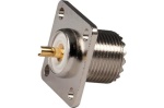 UHF ( UC1)gniazdo kołnierzowe uniwersalne SO-239 -izolator teflon