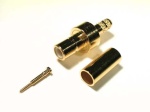 SMB wtyk zagniatany na  RG174/188/316 złocony