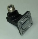 Adapter falowodowy kątowy PBR84(WR112)/N-f , 6.57 - 9.99 GHz    