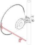 Pręt wzmacniajacy SMA-SK-3 anten parabolicznych 0.9 m (3ft)