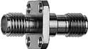 Adapter SMA-f/f kołnierzowy ,niklowany (J01154A0019)