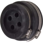 Dławica uszczelniająca do przepustu ściennego typu FTP4 na cztery  kable 1/2" 