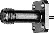 SMA gniazdo kołnierzowe "długa szyja" (long neck), niklowane (J01151A0169)