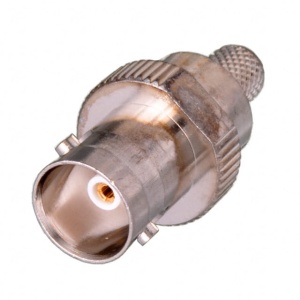 BNC 75 ohm, gniazdo zagniatane  na kabel RG59 