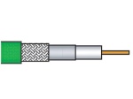Kabel koncentryczny 75Ω  typu RG11-HDTV , zakres do 5,0 GHz izolacja LS0H w kol. zielonym - Draka 