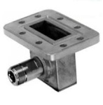 Adapter falowodowy kątowy PDR140(WR62)/N-f ,11.9 - 18GHz   