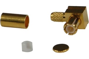 MCX wtyk  zagniatany kątowy na RG174/316 (J01270A0211)