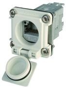 RJ45 gniazdo hermetyczne panelowe kat.6A  10 Gbit ,systemu STX (J00020A0481) (wariant 6)  