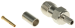 SMA gniazdo zagniatane na kable RG174/RG316/LL100, niklowane (J01151A0059)