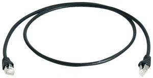 Patchcord ekranowany RJ45/RJ45 S/FTP kat. 6A , długość 20 m, AWG 27/7 izolacja LS0H, czarny (L00006A0054)