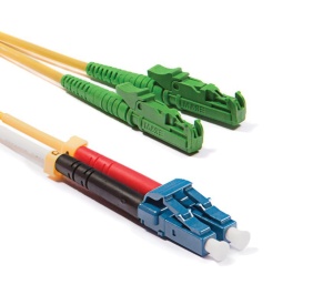 Patchcord światłowodowy LC/PC-E2000/APC-SM DX ( G.652D)  dł.5mb  