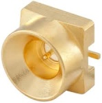 SMP wtyk  do PCB, złocony  -szerokie wejście (J01390A0031)