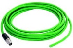 Kabel przyłączeniowy  1x wtyk  M12 X-code, kat.6a  długość 1,0 m  (L83500A0001)