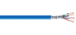 Kabel do eternetu kolejowego  typu S/FTP 4x2x24 AWG kat.7, powłoka LS0H w kol. niebieskim , aprobata kolejowa EN 45545-2:2009 -  Belden , op.500m