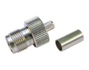 TNC RP gniazdo  zagniatane na  RG58/141/LL195 (J01011R0003)