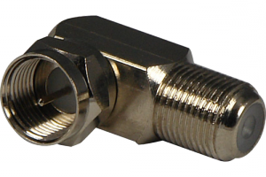 Adapter F-m/f kątowy 