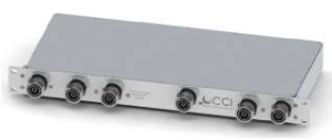 Pentaplexer (multiplexer) do zabudowy w szafie 19" na pasma:694-862/880-960/1710-1880/1920-2170 / 2300-2690 MHz , złącza: gniazda 7/16DIN - Low PIM, CCI  