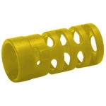 Usztywniacz kabla do złącz typu BNC EasyGrip na kabel RG6, żółty