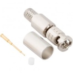 Mikro BNC 75-UHD , wtyk zagniatany na kabel typu RG59/ Belden 4505R . Zakres do 12 GHz  