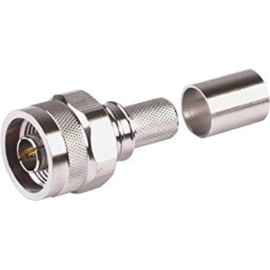 N wtyk zagniatany na kabel typu LMR400/CNT400, pin złocony ,samo zaprawny