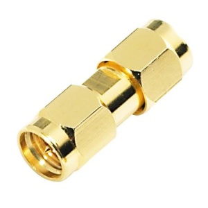 Adapter SMA m/m ,złocony