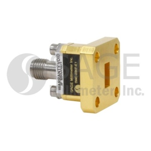 Adapter falowodowy koł. WR28/ złącze 2.4mm-f (K) , zakres pracy  26.6-40 GHz (Ka Band) 