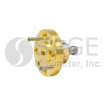 Adapter falowodowy WR12, koł. UG-387/U na złącze 1.00mm-f  , zakres pracy 60-90 GHz (E Band) 