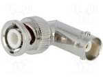 Adapter BNC-m/f kątowy