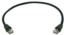 Patchcord ekranowany RJ45/RJ45 S/FTP kat. 6A 4x2xAWG 26/7 izolacja PE w kolorze czarnym, dł. 5,0 m   (L00003A0267)