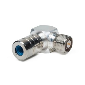 N wtyk  skręcany kątowy na kabel SCF/RFF 3/8" 