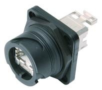 RJ45 gniazdo hermetyczne kołnierzowe kat.6A  systemu STX (wariant 1) z modułem TIA568A (J80020A0002) 