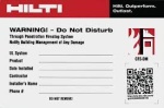 Tabliczka znamionowa QR POL, Hilti