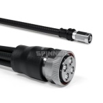 Jumper antenowy na kablu flex 1/4", złącza MQ4 męski - 4x NEX10 męski ,dł. 3,0m   