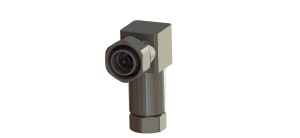 4.3-10 wtyk kątowy serii E na kabel jumperowy  typu SCF 1/4" flex