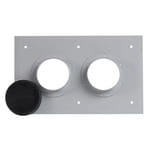 Przepust ścienny dwuotworowy typu FTP4 1x2